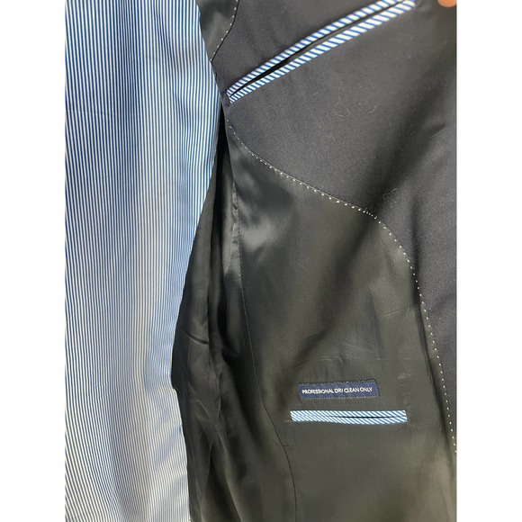 Tommy Hilfiger Dark Navy Suit Set Blazer and Pants Men's Size - Picture 10 of 12